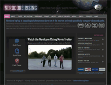 Tablet Screenshot of nerdcorerisingmovie.com